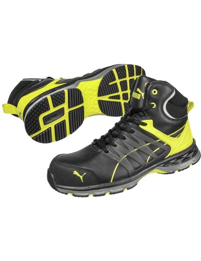 Pracovní boty Puma Velocity 2.0 Mid S3 žluté ESD
