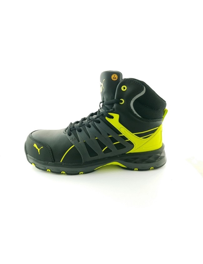 Trzewiki robocze Puma Velocity 2.0 Mid S3 żółte ESD