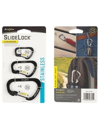 Karabiny Nite Ize SlideLock (3 ks)