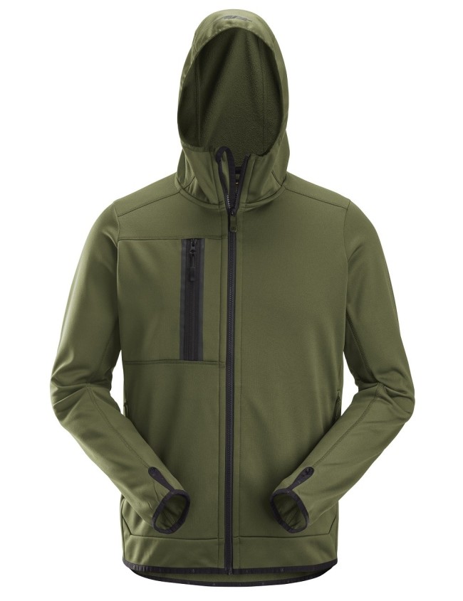 Pracovní mikina s kapucí Snickers 8058 AllroundWork Fleece