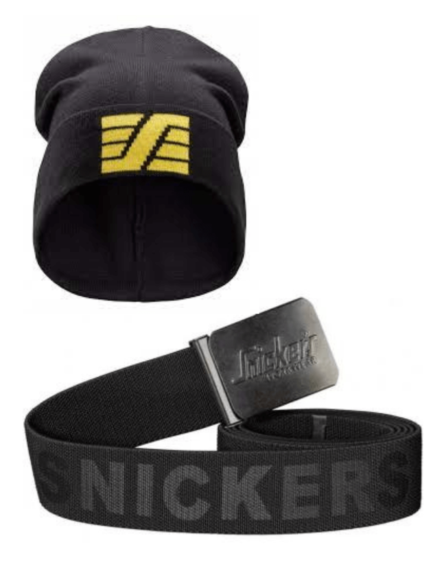 Dárková sada Snickers: čepice 9035 + pásek 9025