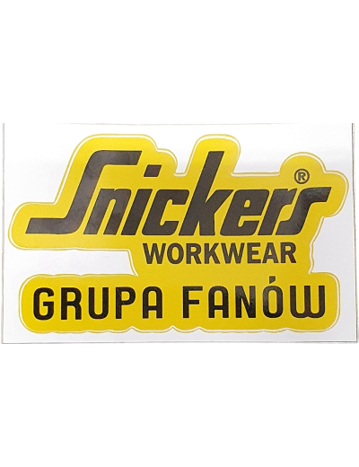 Samolepka Fan skupiny Snickers Workwear
