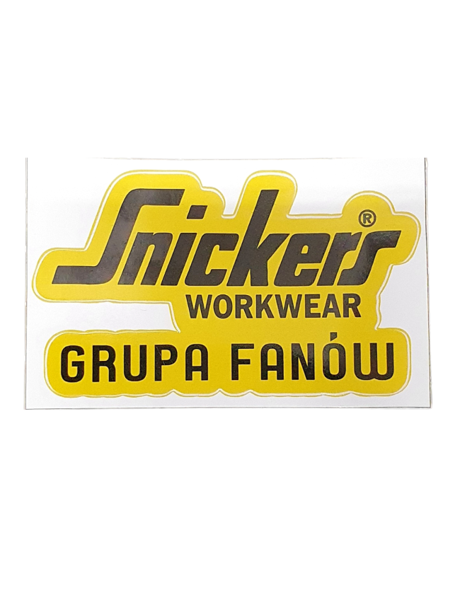 Samolepka Fan skupiny Snickers Workwear
