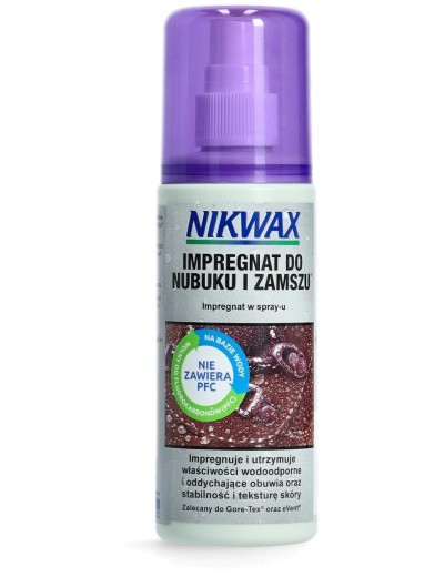 Impregnace na obuv Nikwax Nubuck & Suede Proof Spray-on 125ml