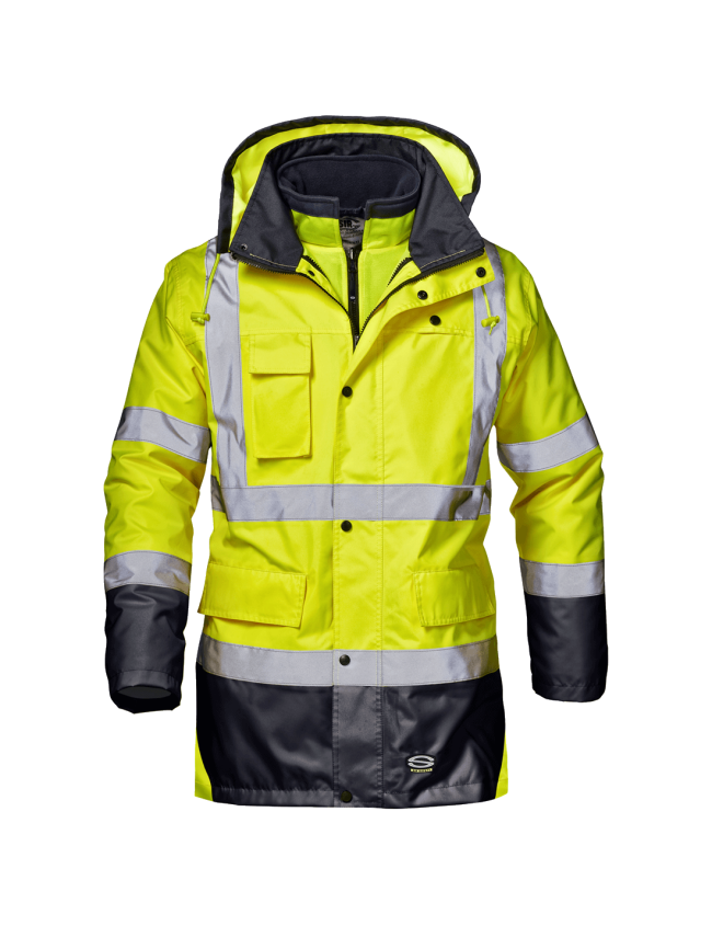 Reflexní pracovní bunda Sir Safety Motorway 4in1