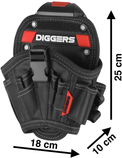 Pouzdro na aku vrtačku Diggers DK576 Medium