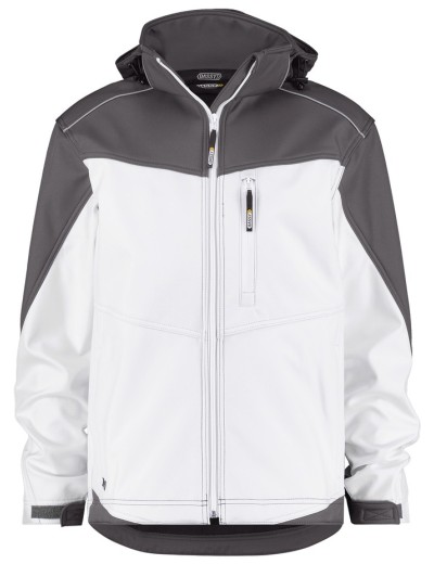 Bílá Softshellová bunda Dassy Jakarta Painter