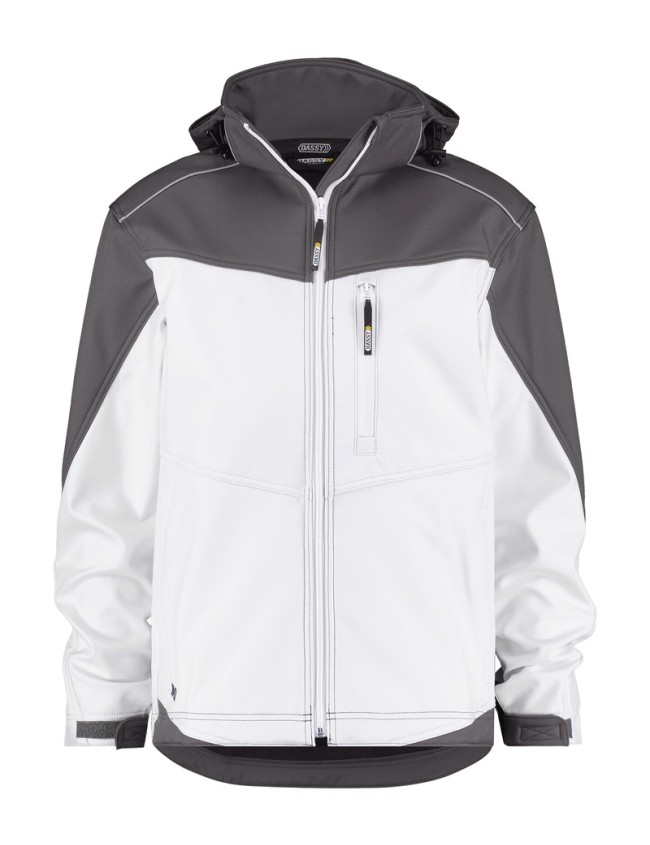 Bílá Softshellová bunda Dassy Jakarta Painter