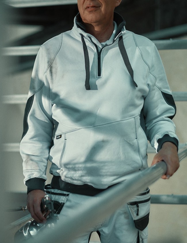 Bílé pracovní kalhoty Dassy Dynax Painter