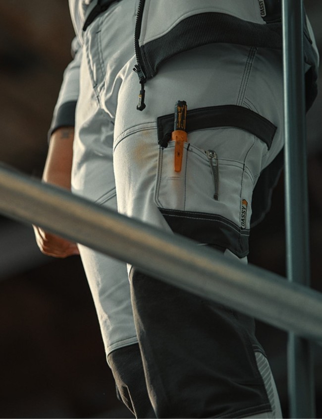 Bílé pracovní kalhoty Dassy Helix Painter