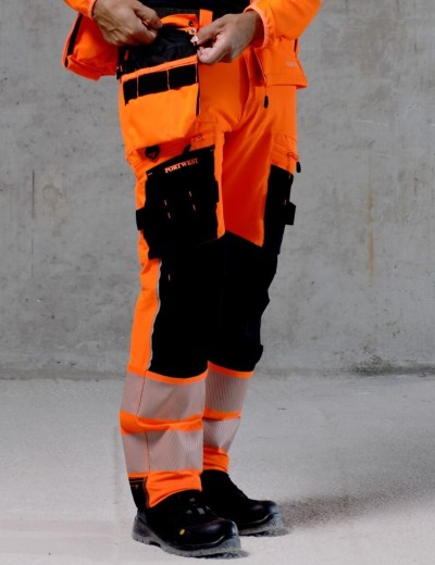 Reflexní elastické kalhoty Portwest DX442