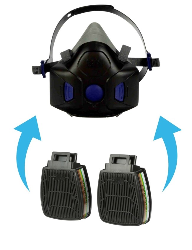 Kombinovaný filtr pro masku 3M D8094 Secure Click ABEK1P3