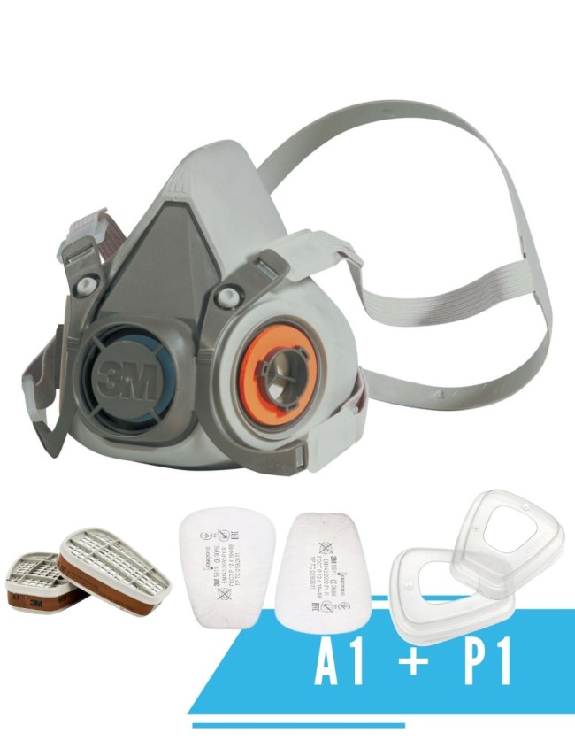 Polomaska 3M 6000 pro lakýrníky s filtry