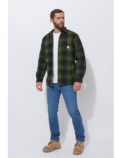 Flanelová košile Carhartt Heavyweight Flannel Sherpa