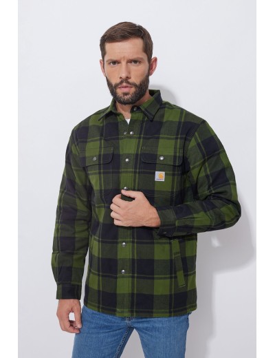 Flanelová košile Carhartt Heavyweight Flannel Sherpa