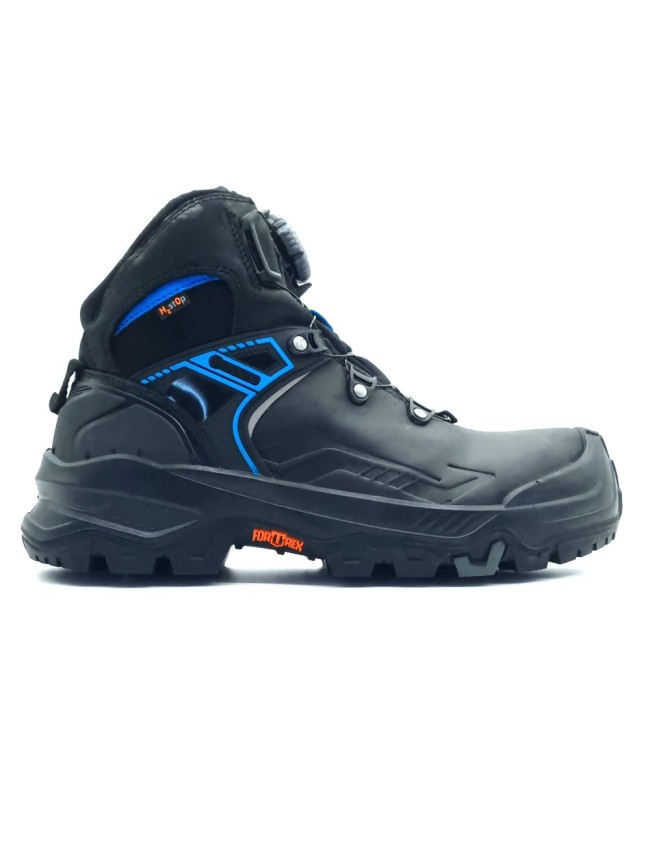 Pracovní obuv s vysokým zipem a základnou BOA T-Robust Mid S7