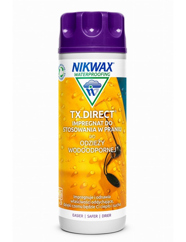 Impregnat do odzieży przeciwdeszczowej Nikwax TX. Direct