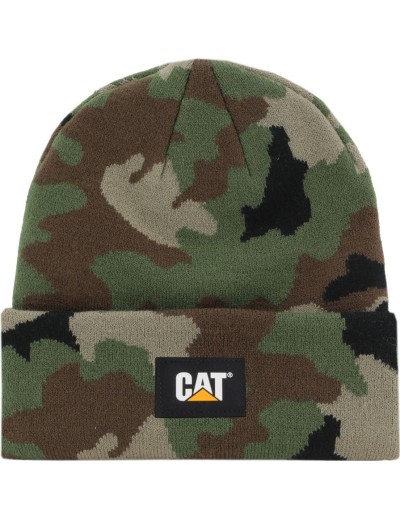 Zimní čepice Cuff a štítkem CAT