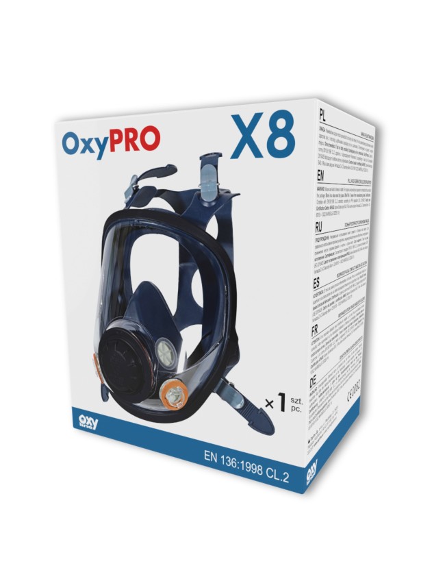 Celoobličejová maska Oxypro X8