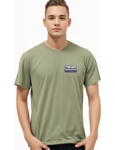 Tričko Carhartt Script Logo Patch