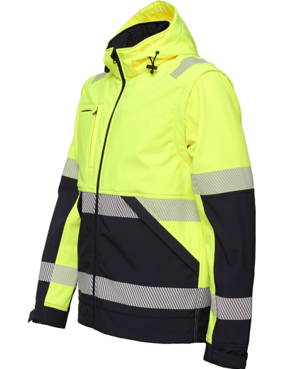 Reflexní Softshellová bunda Bosafety Valencia C2