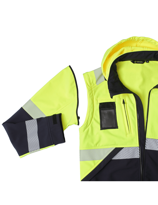 Kurtka softshell odblaskowa Bosafety Valencia C2