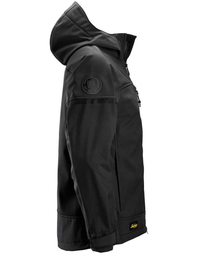 Softshellová bunda Snickers 1226 AllroundWork s kapucí