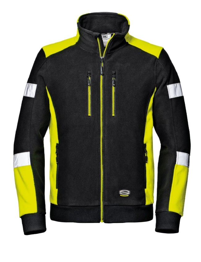 Reflexní fleecová mikina SIR MC3128ZG