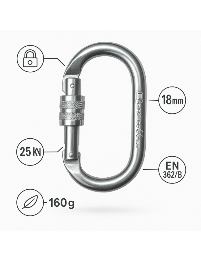 Karabina Protekt AZ011 pro práci ve výškách