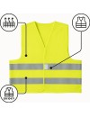 Reflexní síťovaná vesta Prokam