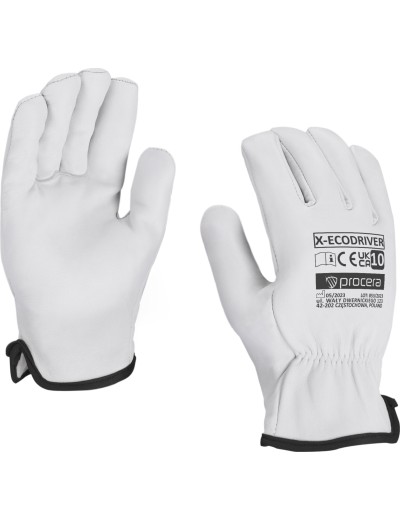 Kožené pracovní rukavice X-ECODRIVER