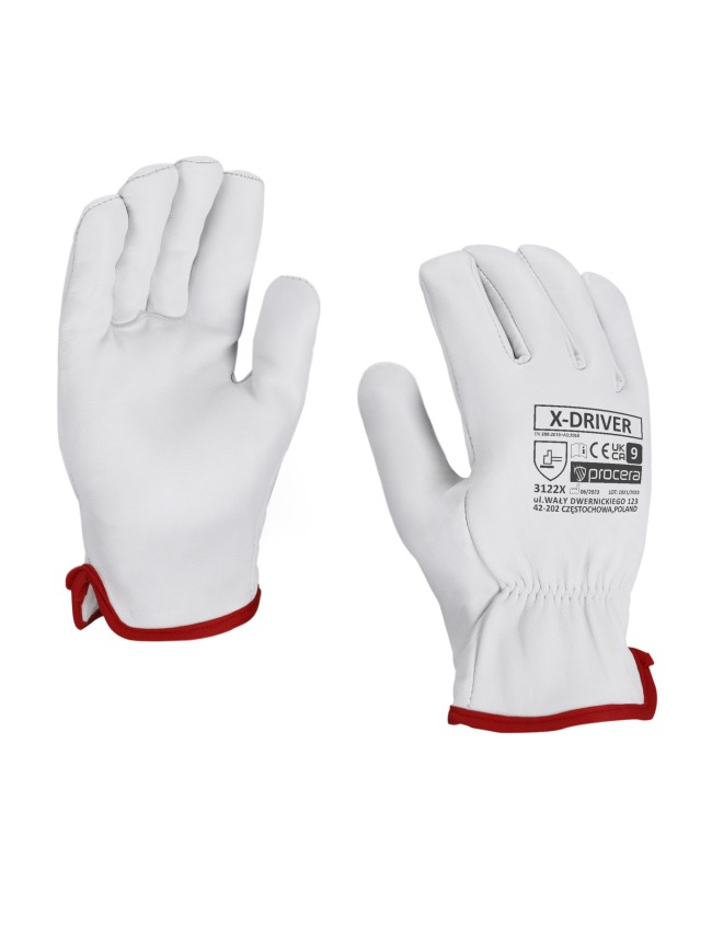 Kožené pracovní rukavice X-DRIVER