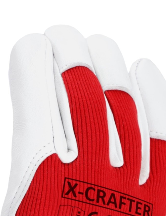 Rękawice z koziej skóry z rzepem X-Crafter