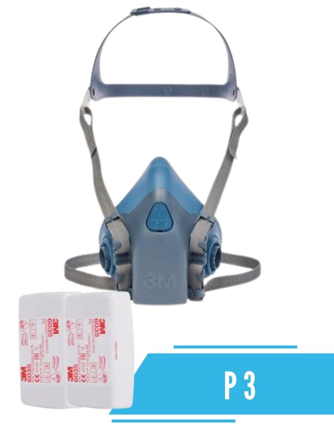 Ochranná maska proti prachu 3M 7500 6035 P3