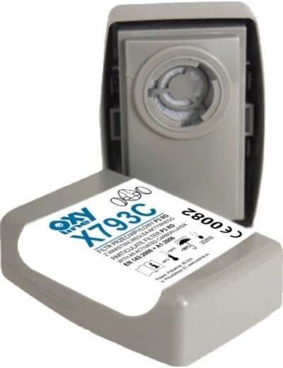 Prachový filtr masky s aktivním uhlím P3 X793C