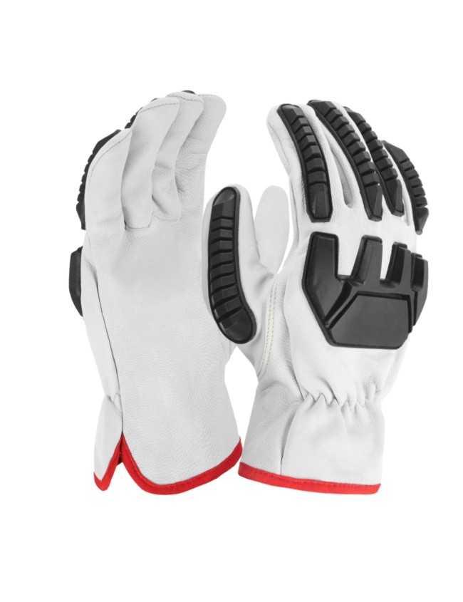 Rękawice robocze skórzane z osłoną kostek X-Driver TPR