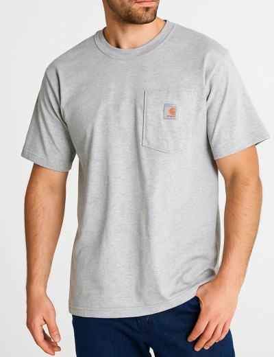 Tričko Carhartt K87 Heavyweight Pocket S/S