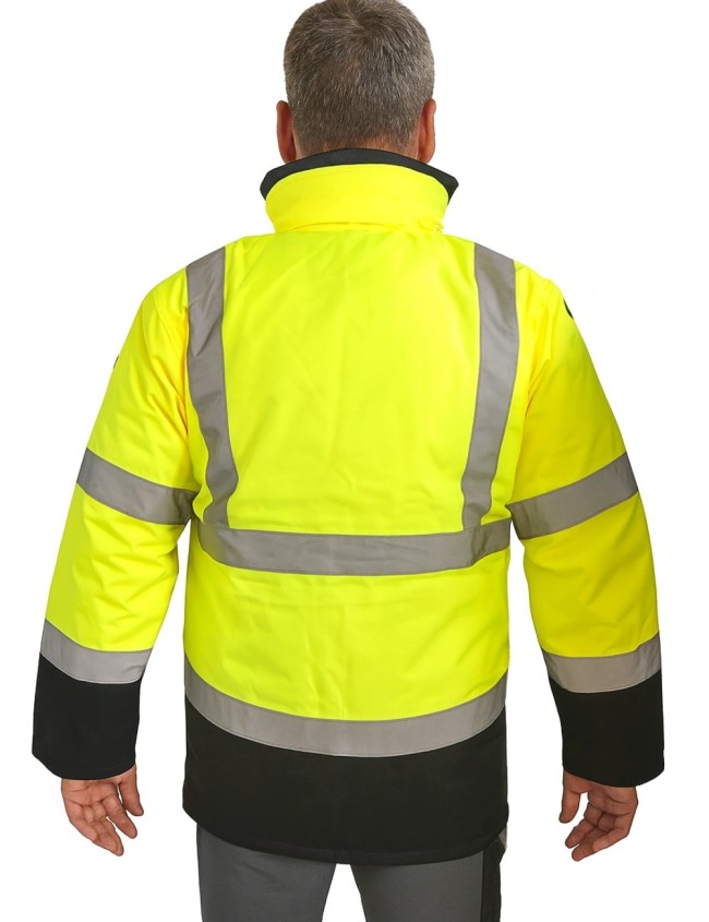 Kurtka robocze ocieplana odblaskowa Sir Safety Motorway Split 4w1 |