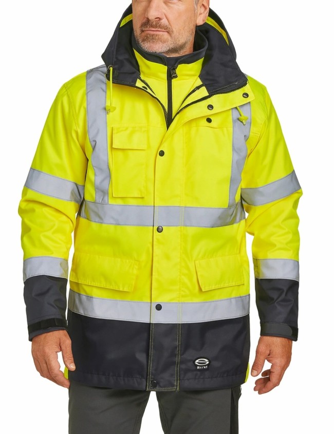 Kurtka robocze ocieplana odblaskowa Sir Safety Motorway Split 4w1 |