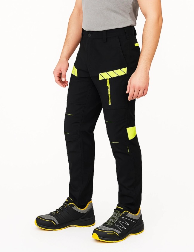 Pracovní kalhoty Bosafety Urban s elastickým lemem