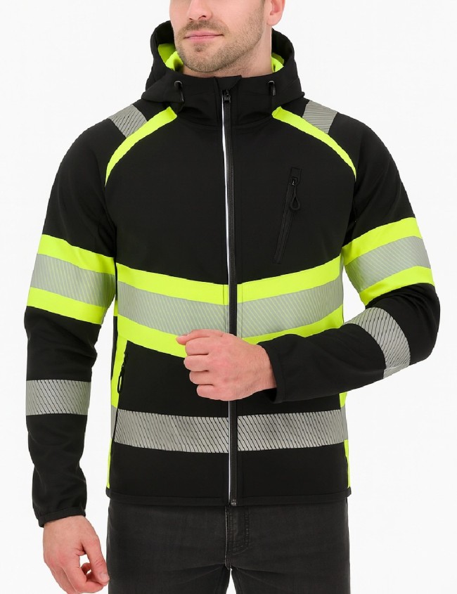 Bluza softshell odblaskowa Bosafety Topek C1