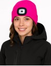 Dámská zimní čepice s LED světlem