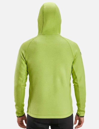 Mikina s kapucí Snickers 8405 Flexi Work Lime