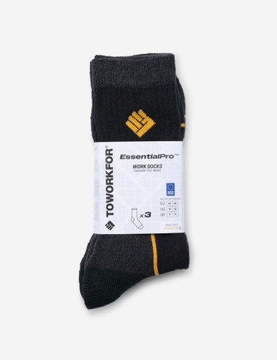 Pracovní ponožky ToWorkFor Essential Pro, 3 páry