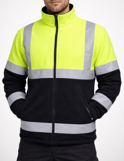 Hi-Vis fleecová bunda BoSafety Fleece C2