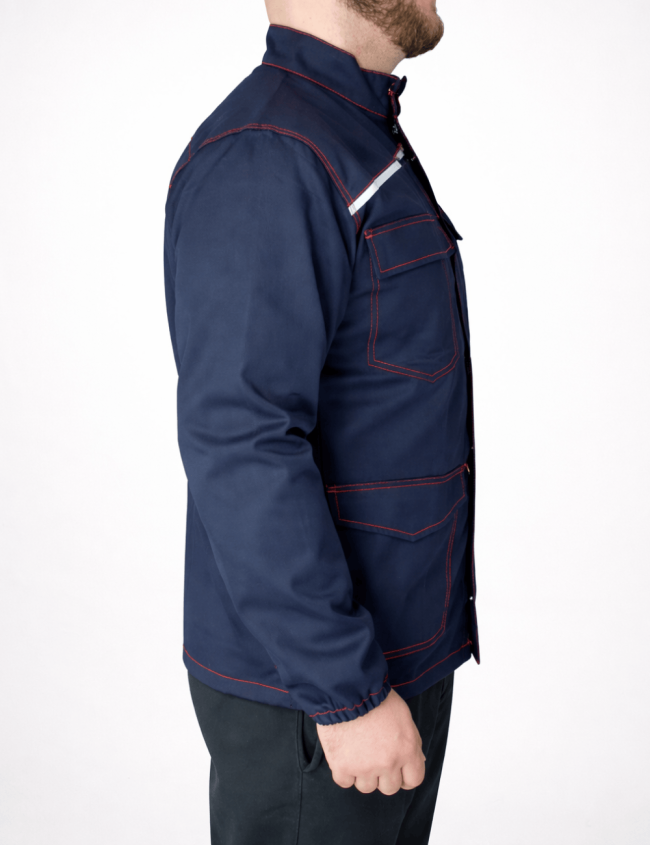 Pracovní bunda SIR Polytech s nehořlavou úpravou