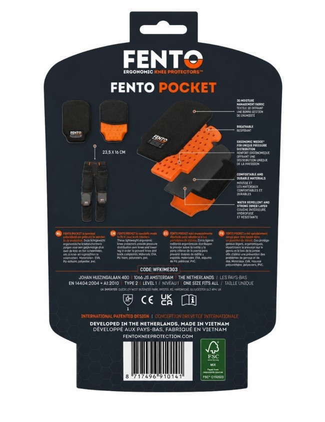 Chrániče kolen FENTO POCKET F280100