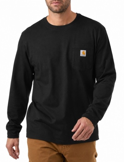 Pracovní tričko s dlouhým rukávem Carhartt Midweight Pocket