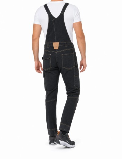 Džíny Sara Workwear RODEO JEANS s montérkami