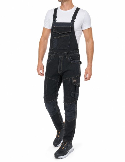 Džíny Sara Workwear RODEO JEANS s montérkami